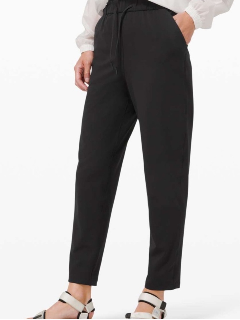 Lululemon Keep Moving Pant 7/8 High-Rise Black Full-On Luxtreme Women’s Size 8